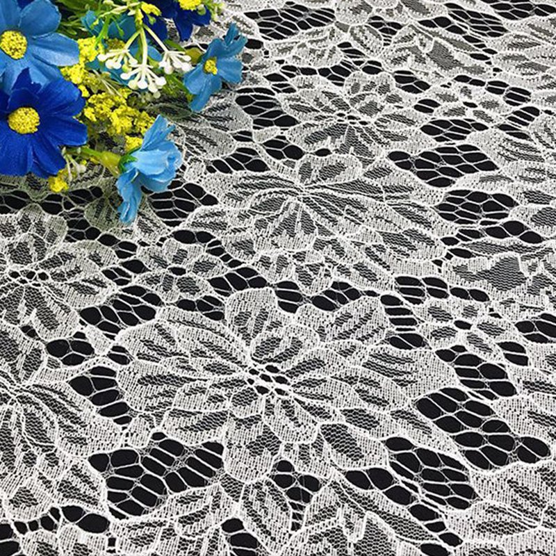 Lace Trim Dress Wave Nylon Lace Fabric for Women's Wear Wholesale Supp 8
